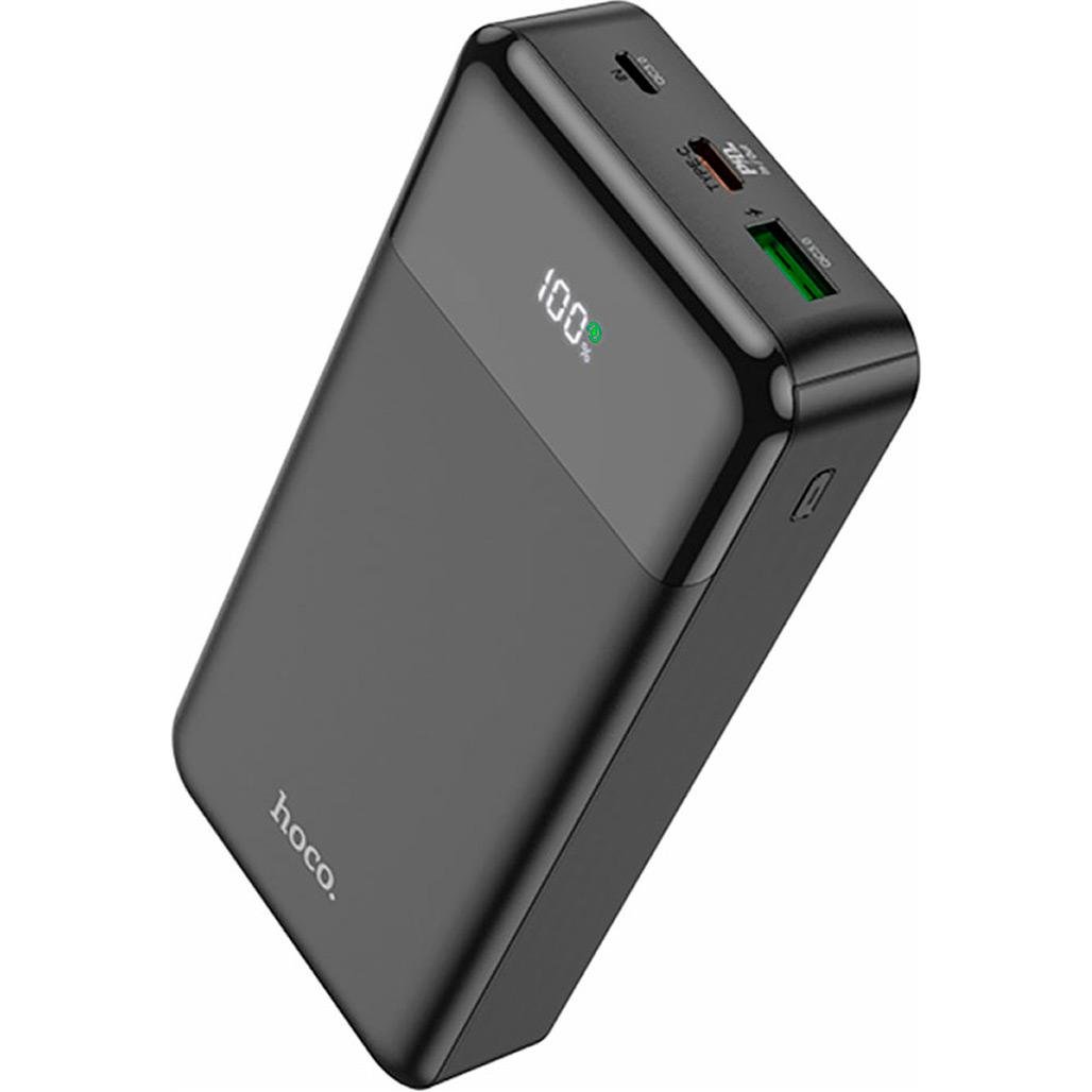 Зовнішній акумулятор Hoco J102A Cool Figure 20000 mAh 20W Black