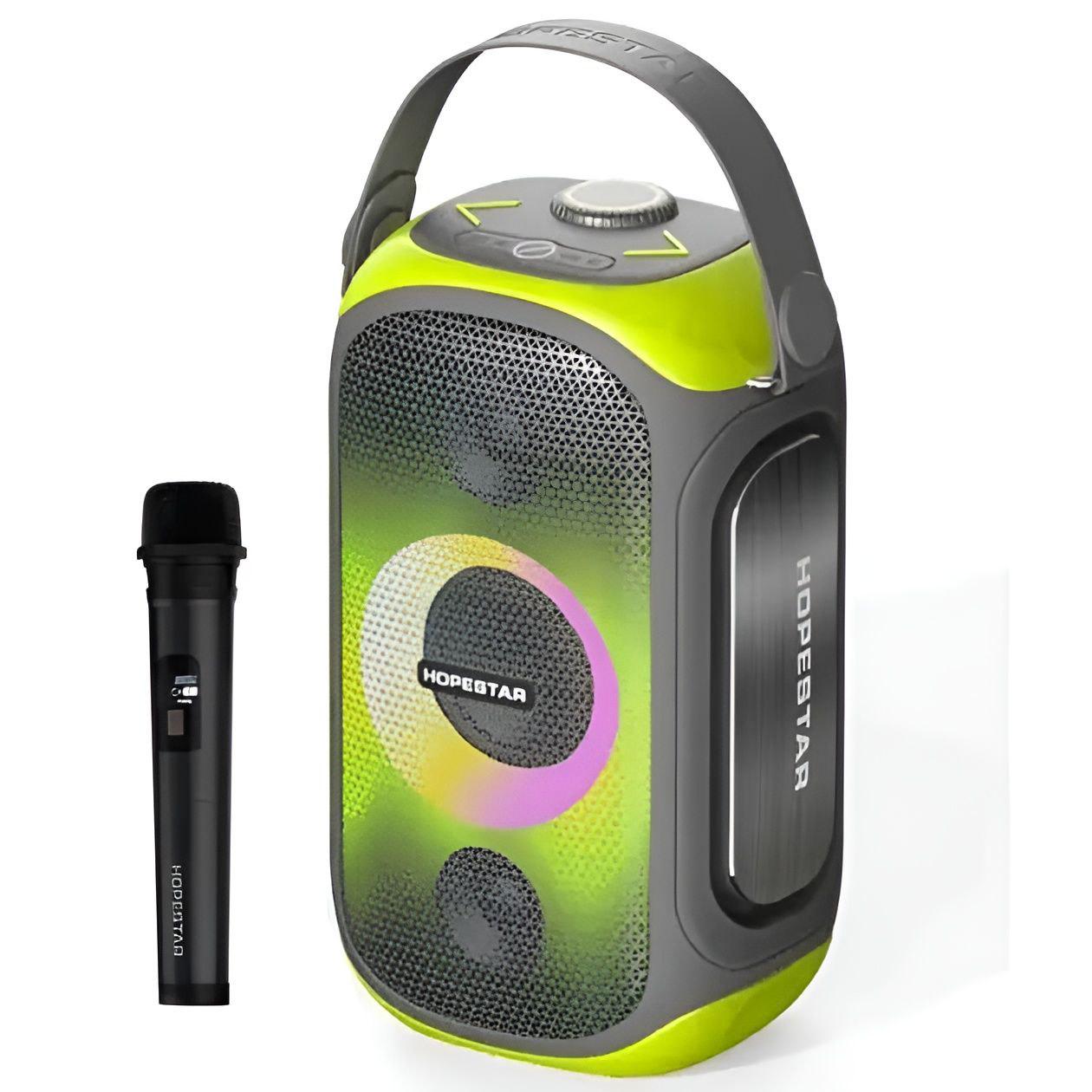 Колонка HOPESTAR Party 300 80W/TWS/IPX5/RGB/12500 mAh/мікрофон (21150449) - фото 2