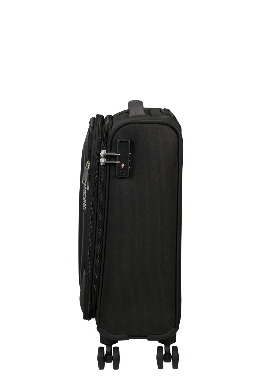 Чемодан American Tourister PULSONIC 55x40x23/26 см Черный (MD6*09001) - фото 7