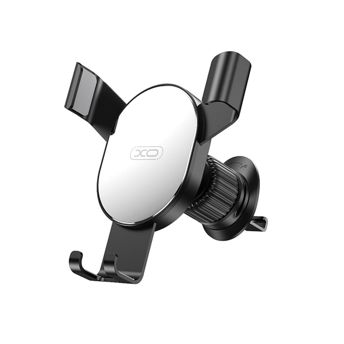 Держатель телефона автомобильный Xo 126 Mirror Face Gravity Air Outlet Latch Bracket Черный