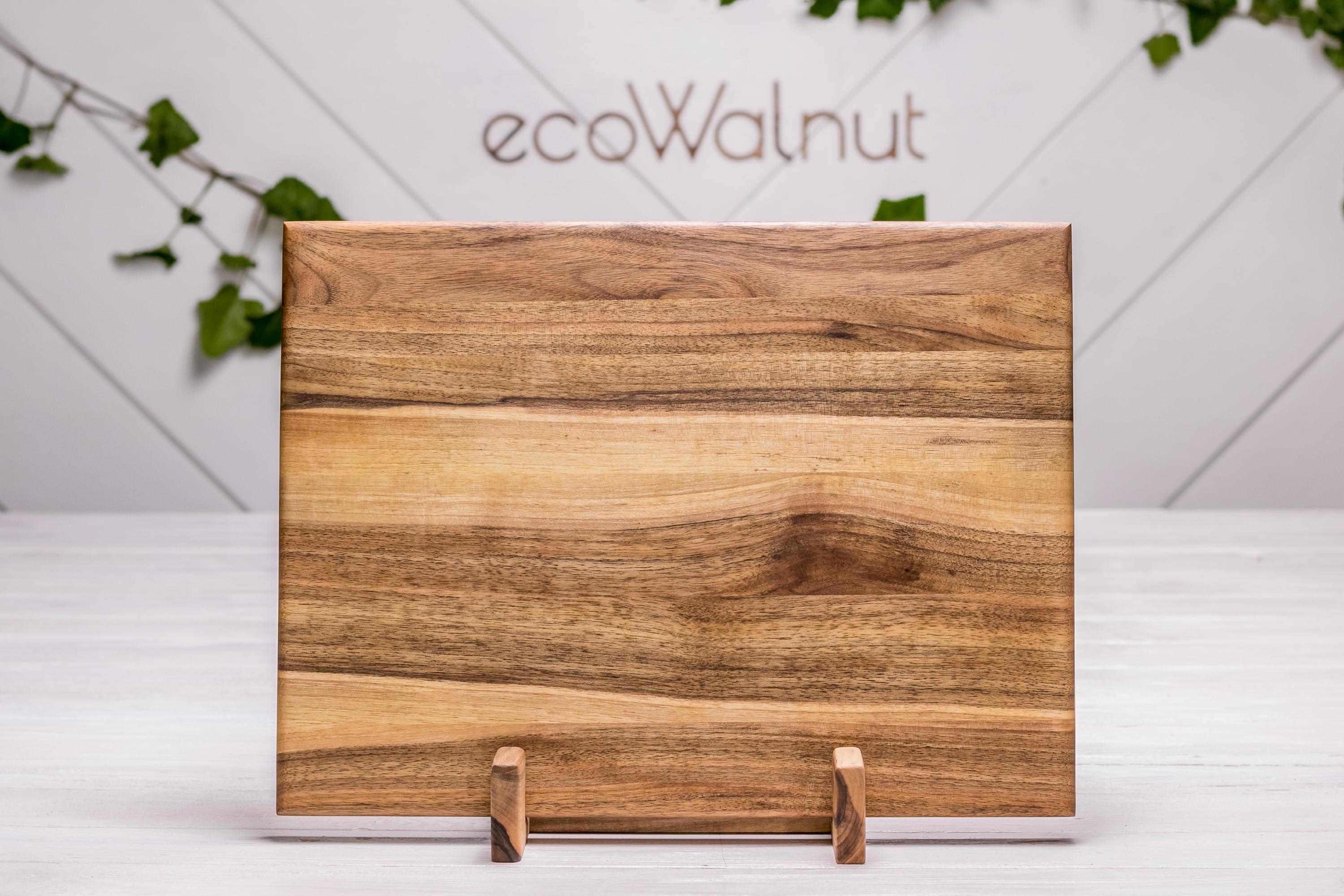 Дошка EcoWalnut кухонна горіхова прямокутна для нарізки L (EK-22.3) - фото 9