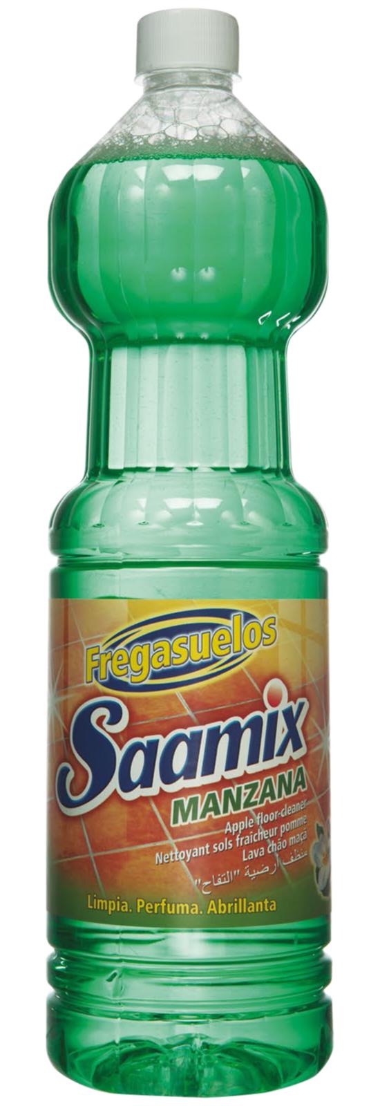 Чистящее средство для пола SAAMIX 1,5 л Яблоко (1710141)