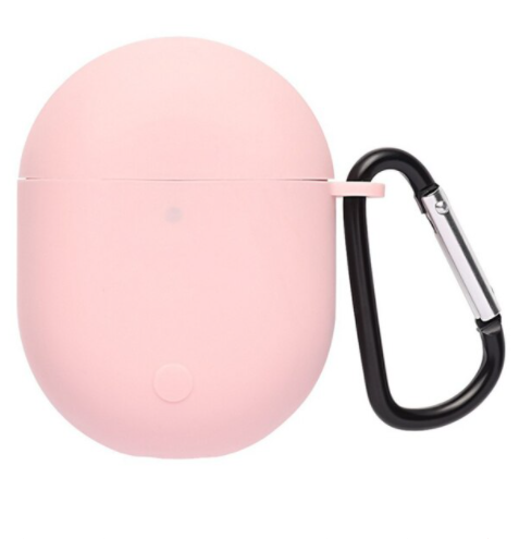 Чехол на кейс для Xiaomi Redmi Buds силиконовый 4 Pink