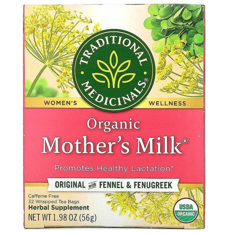 Чай органічний з фенхелем і пажитником Traditional Medicinals Mother's Milk для лактації 32 чайних пакетиків (1501432784)