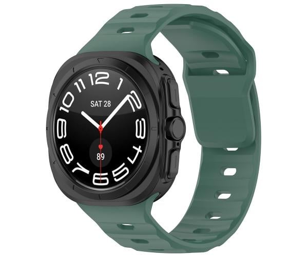 Ремешок Silicone для смарт-часов Samsung Galaxy Watch Ultra Зеленый