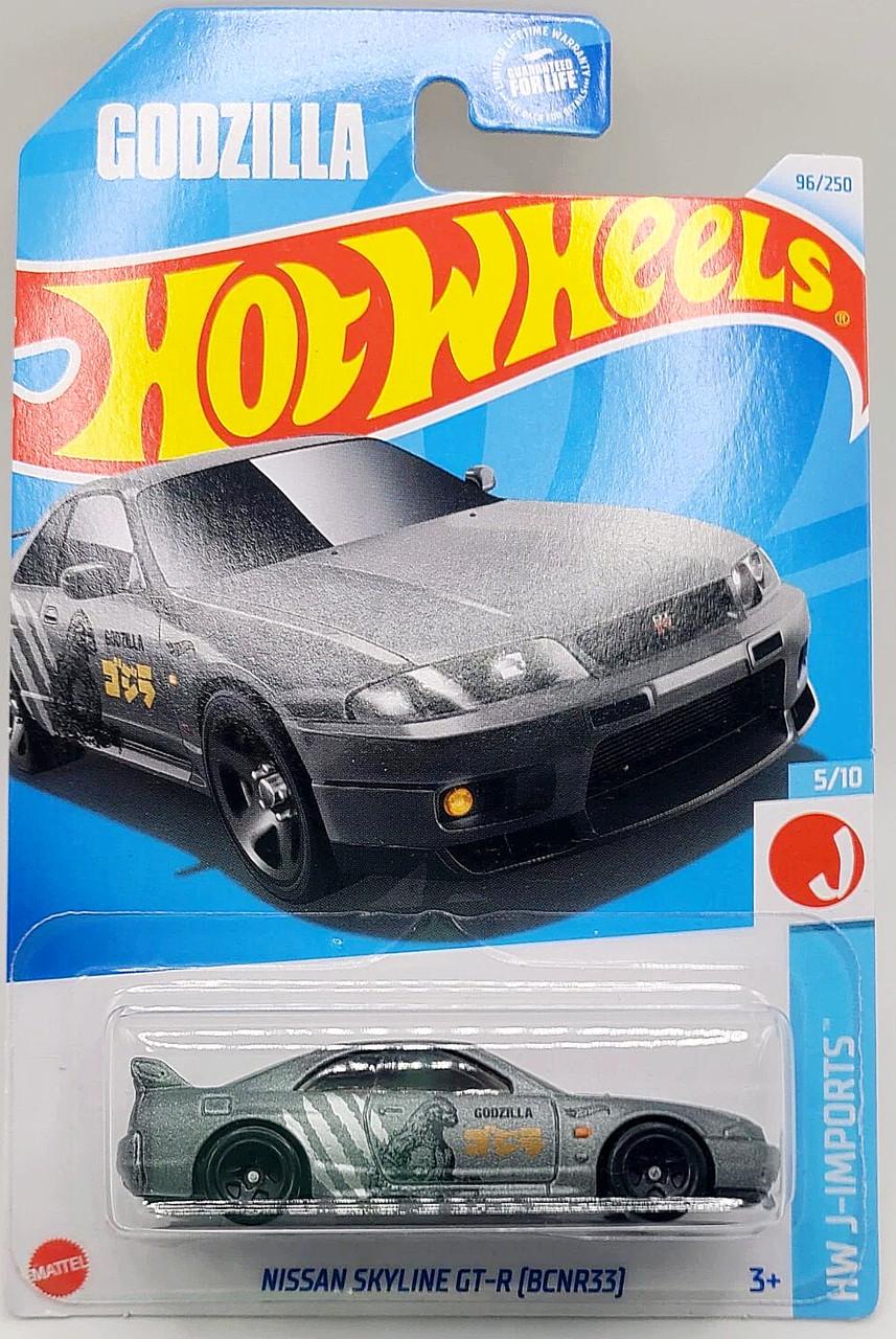 Игрушечная машинка Hot Wheels Nissan Skyline GT-R BCNR33 2024 J-Imports №096 Godzilla (HTD96)