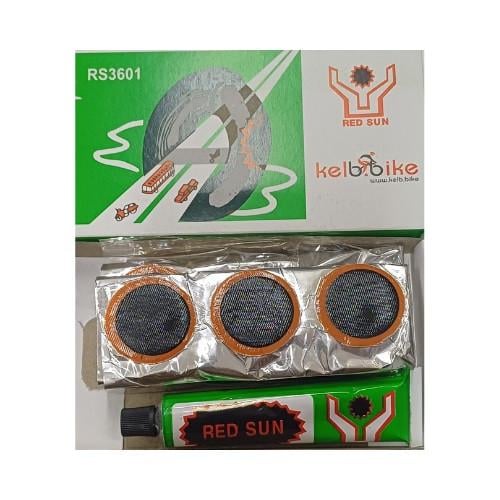 Заплатки для ремонта камер 36 шт. Ø 24 мм и клей Kelb.Bike (RS3601)