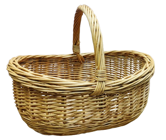 Корзина плетеная овальная 36x30x13 см (0102.015)