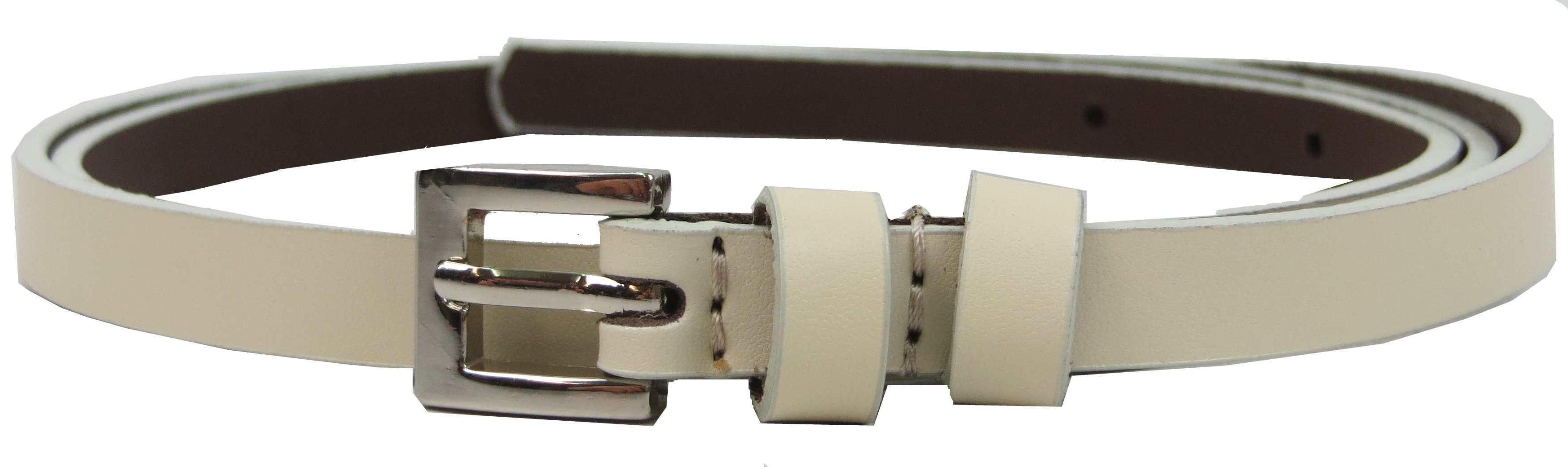 Ремень женский Rovicky кожаный Белый (PDR1 white)