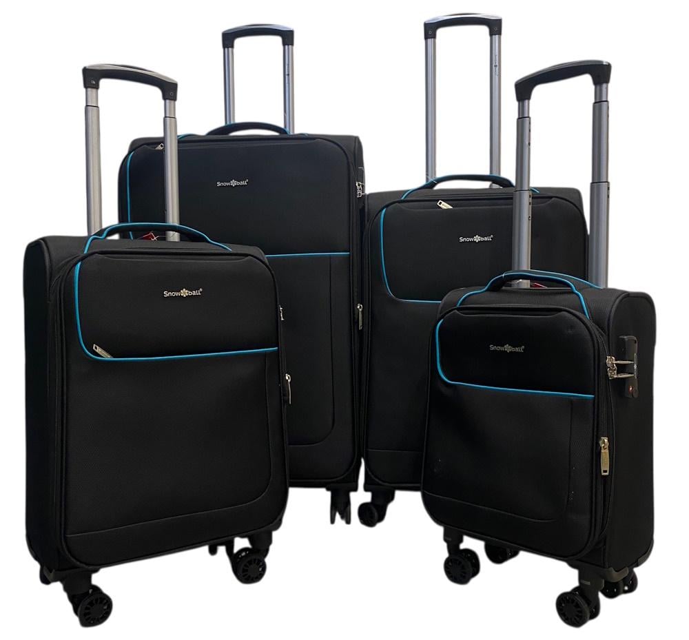 Комплект чемоданов Snowball 22204 Черный (31218073)