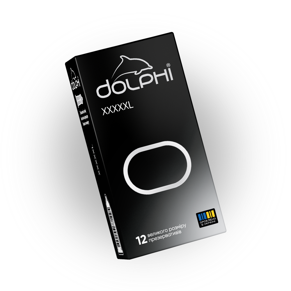 Презервативы Dolphi увеличенного размера XXXXXL 12 шт. (000005109)