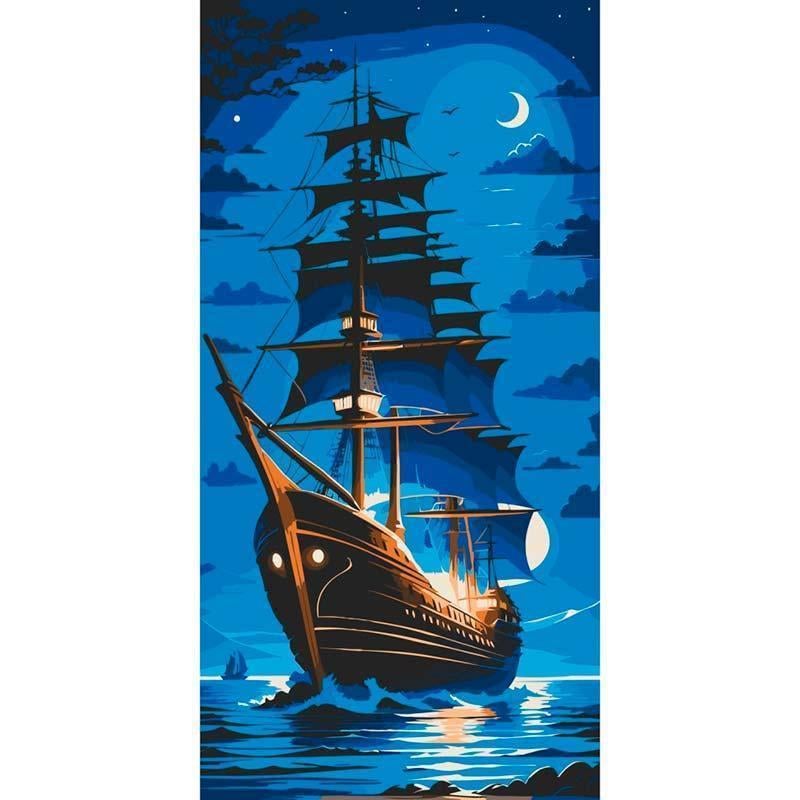 Картина по номерам ART CRAFT Жемчужина ночи 40х80 см (10566-AC)