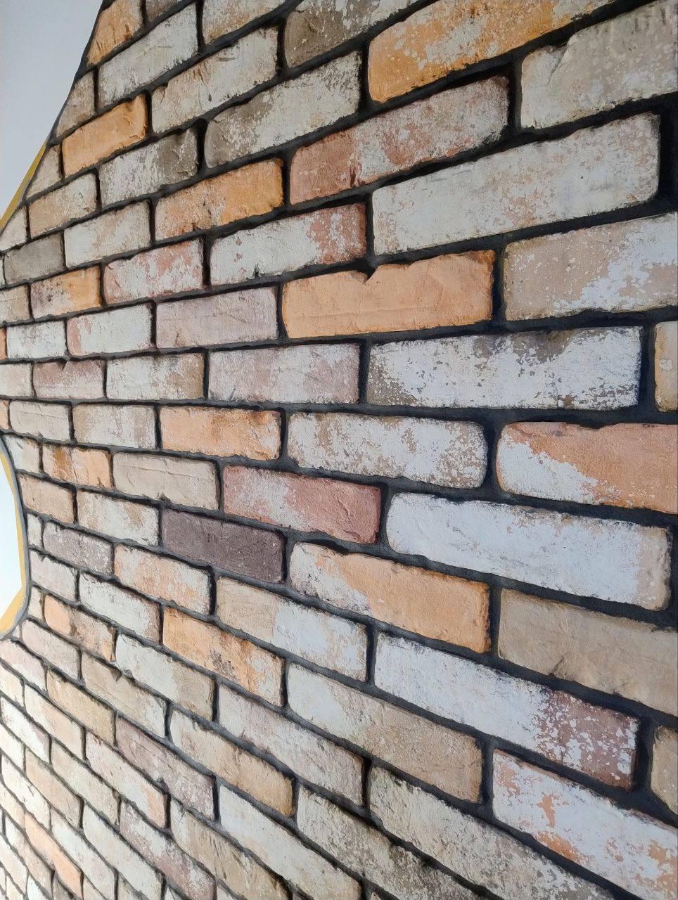 Цегла гіпсова Австрія велика LOFT 0,5 м2 23 шт. - фото 2