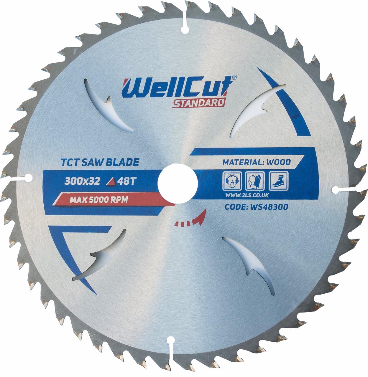 Диск пильный по дереву WellCut Standard 300х32 48 t (568290753)