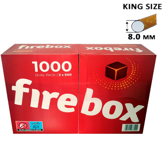 Гильзы для сигарет Firebox 1000 шт. (5903111633042) - фото 2 Гильзы для сигарет Firebox 1000 шт. (5903111633042) - фото 2