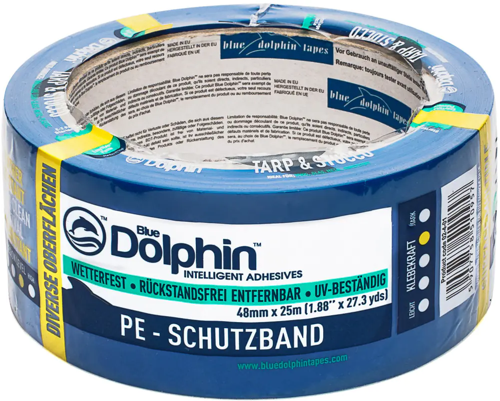 Скотч малярный Blue Dolphin 02-3-02 30 дней 38 мм 50 м