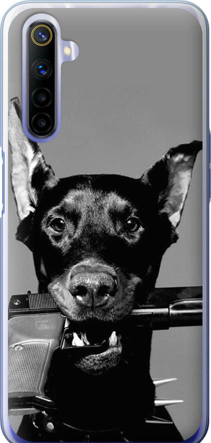 Чехол на Realme 6 Доберман (2745t-1913-42517) Чехол на Realme 6 Доберман (2745t-1913-42517)