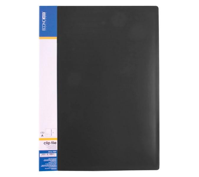 Папка-швидкозшивач Economix A4 Clip A Чорний (E31201-01)