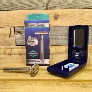 Станок для гоління The Shave Factory Shave Safety Razor з футляром та лезами (ТШФ113) - фото 2