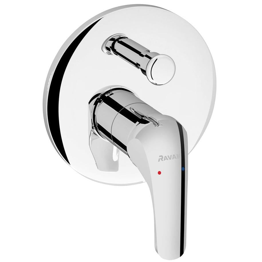Смеситель скрытого монтажа RAVAK Rosa X070014 с переключателем Хром (93781) Смеситель скрытого монтажа RAVAK Rosa X070014 с переключателем Хром (93781)
