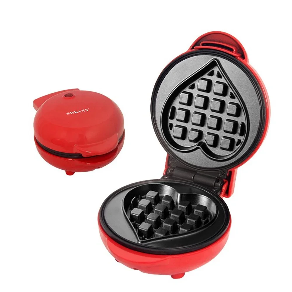 Вафельница для бельгийских вафель Sokany SK-BBQ-849 с антипригарным покрытием 550 Вт (7391) - фото 3 Вафельница для бельгийских вафель Sokany SK-BBQ-849 с антипригарным покрытием 550 Вт (7391) - фото 3