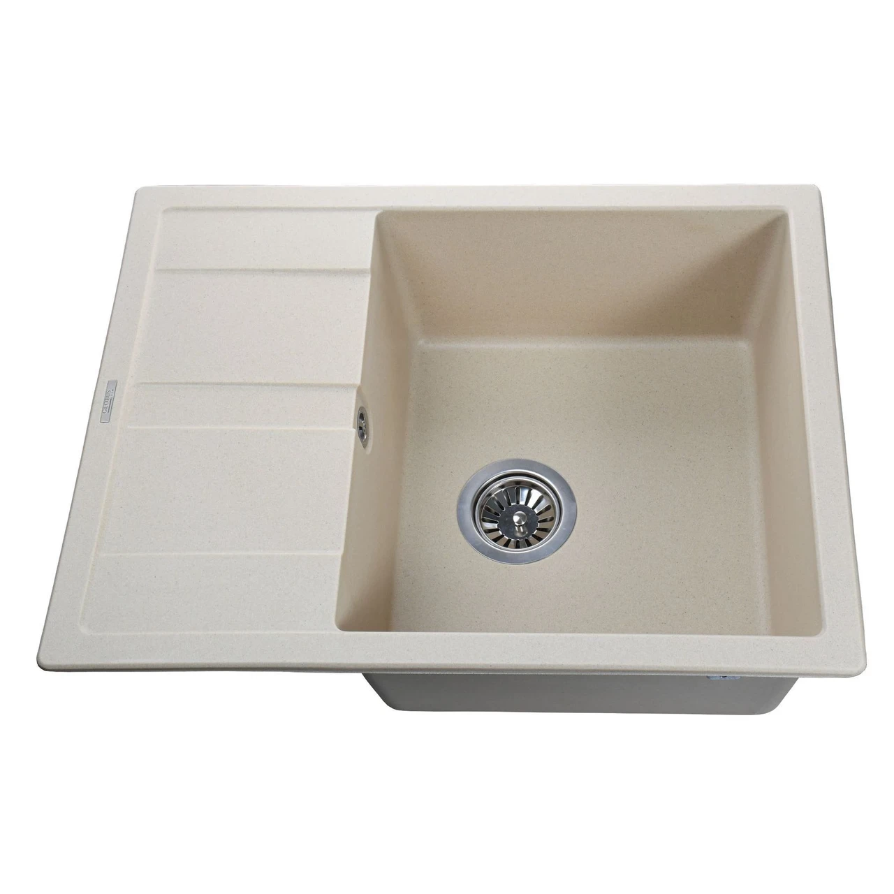 Мийка гранітна Globus Lux ONE 650х500 Слонова кістка (04000156)