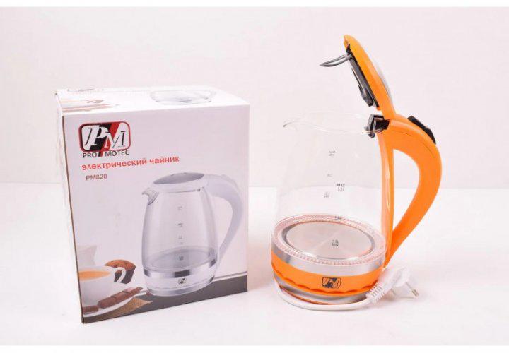 Електрочайник Promotec PM-810D Orange - фото 2 Електрочайник Promotec PM-810D Orange - фото 2