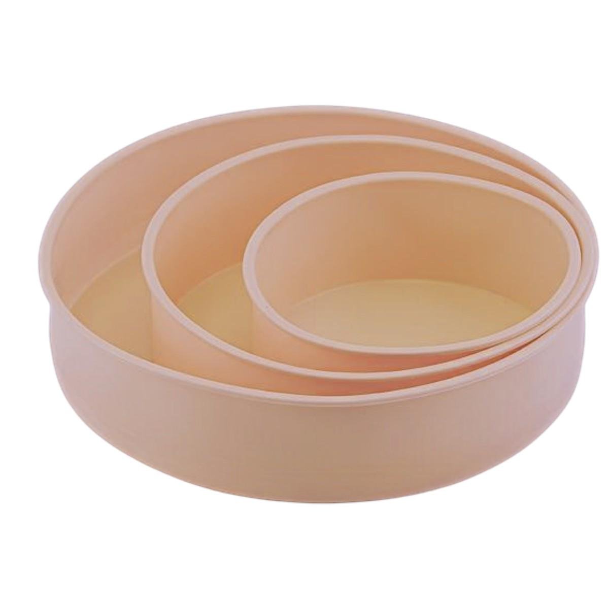 Набір силіконових форм для випічки A-PLUS круглі 3 шт. (1920 C) - фото 2 Набір силіконових форм для випічки A-PLUS круглі 3 шт. (1920 C) - фото 2