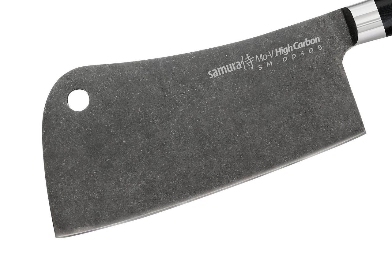 Кухонный нож Samura Mo-V Stonewash 180 мм (SM-0040B) - фото 4