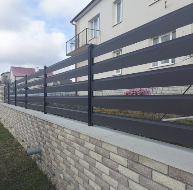 Ламель для забора Ранчо 145х2000 мм Ral 7016/Антрацитовый (576626) - фото 12