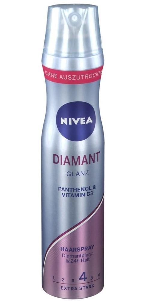 Лак для волос очень сильной фиксации с блеском Nivea Diamant Glanz 250 мл (4005900749604) - фото 1