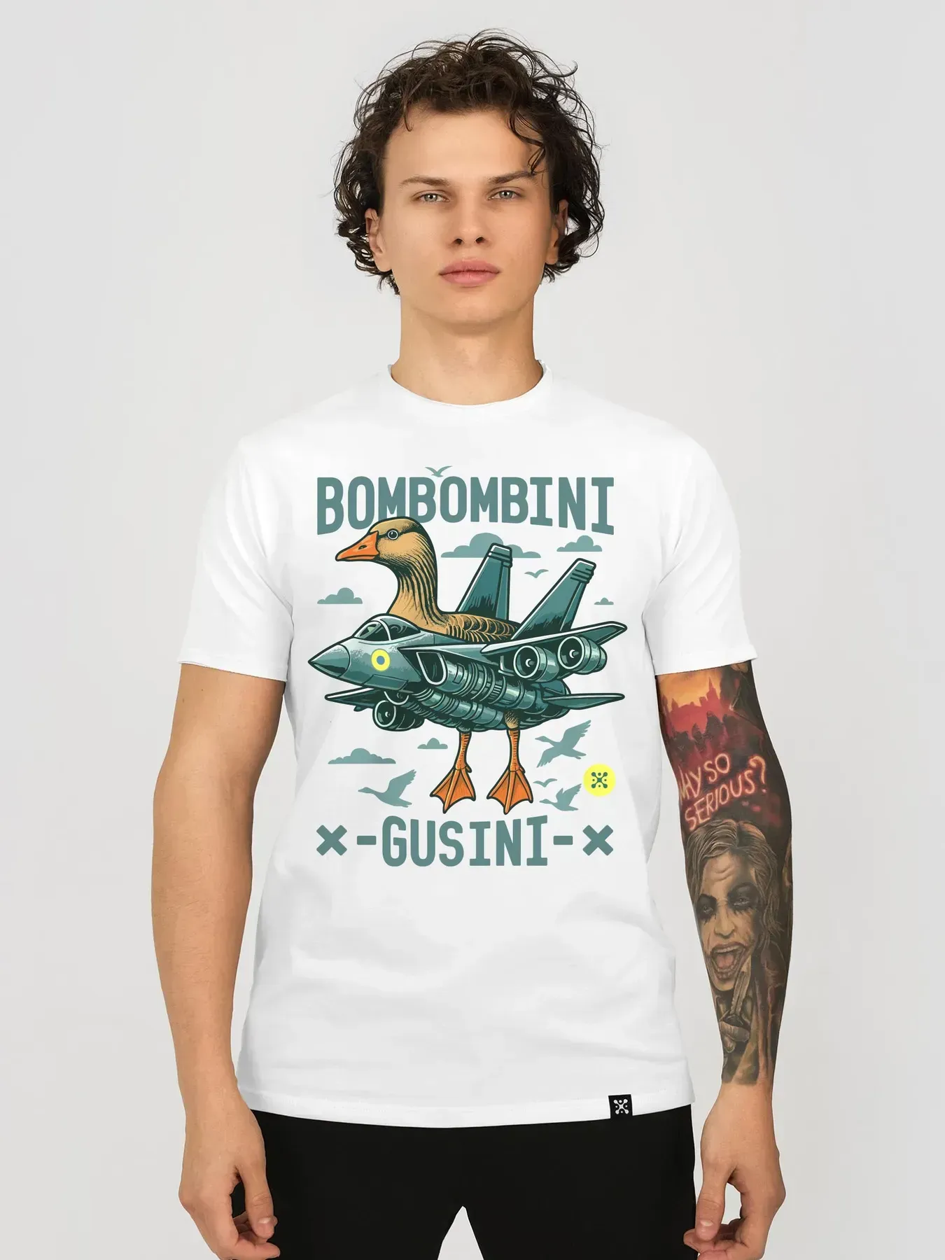 Футболка мужская Bombombini Gusini XS Белый (26992876)