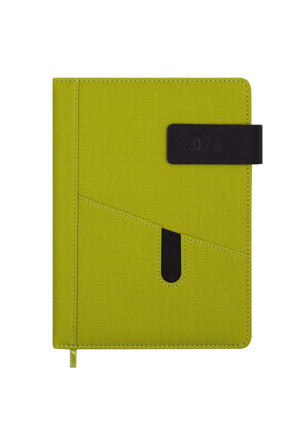 Ежедневник Buromax 2026 GALAXY А5 датированный Зеленый (BM.2123-04)