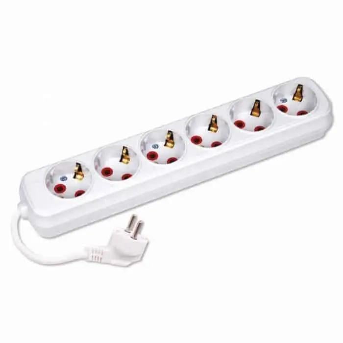 Подовжувач HOROZ ELECTRIC з заземленням 6/5 м 3х1 мм2 16A 250V (200-605-601-1)