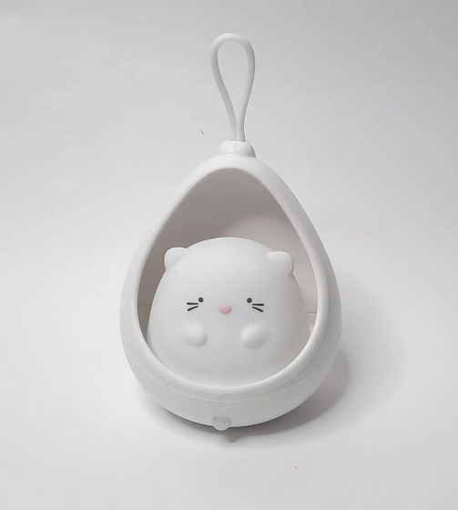 Ночник котик в корзине с сенсором движения и встроенным аккумулятором (TL-11) - фото 2 Ночник котик в корзине с сенсором движения и встроенным аккумулятором (TL-11) - фото 2