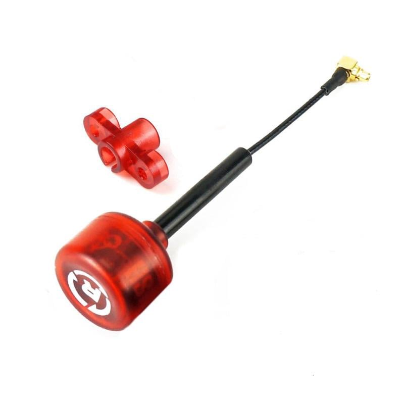 Антенна 5,8G RHCP Rush Cherry 2 II 1,8Dbi MMCX-JW угловой для FPV дронов 83 мм Красный (00-00026438)