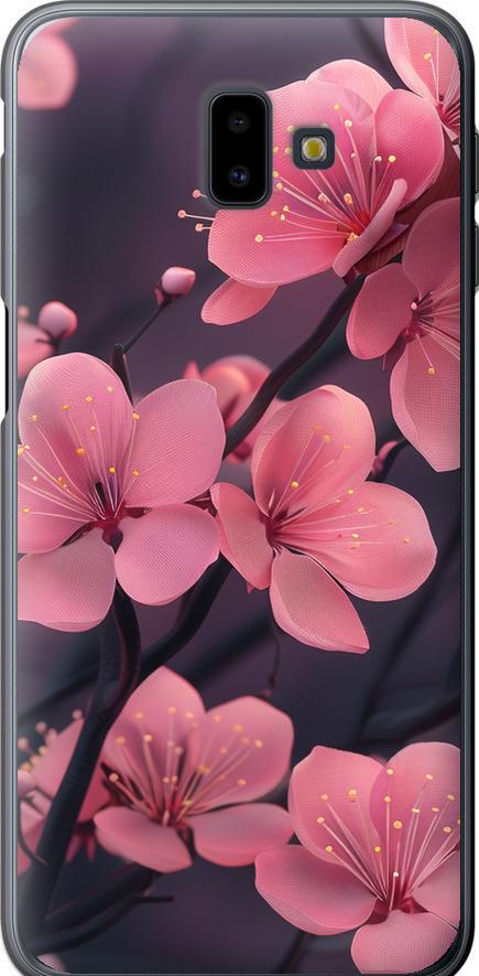 Чехол на Samsung Galaxy J6 Plus 2018 Пурпурная сакура (6075t-1586-42517) Чехол на Samsung Galaxy J6 Plus 2018 Пурпурная сакура (6075t-1586-42517)
