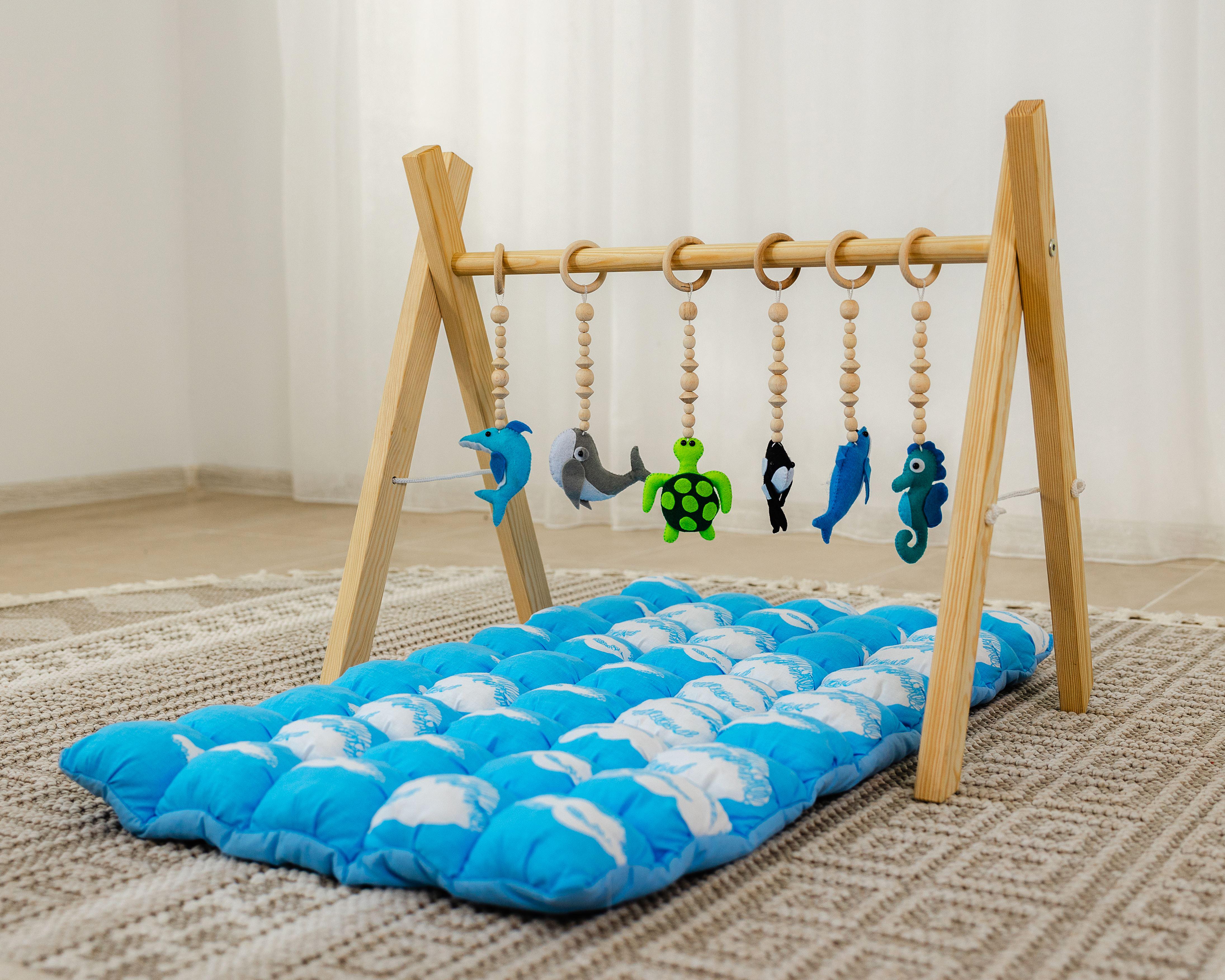 Мобиль детский напольный Подводный мир с матрасиком Океан (0002181)