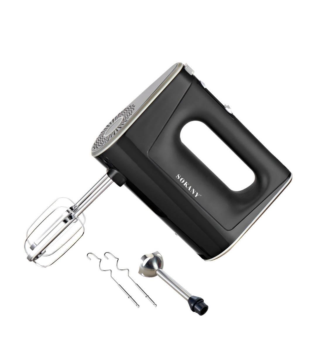 Міксер ручний Sokany 5 швидкостей 800 Вт 3в1 Чорний (SK-6641)