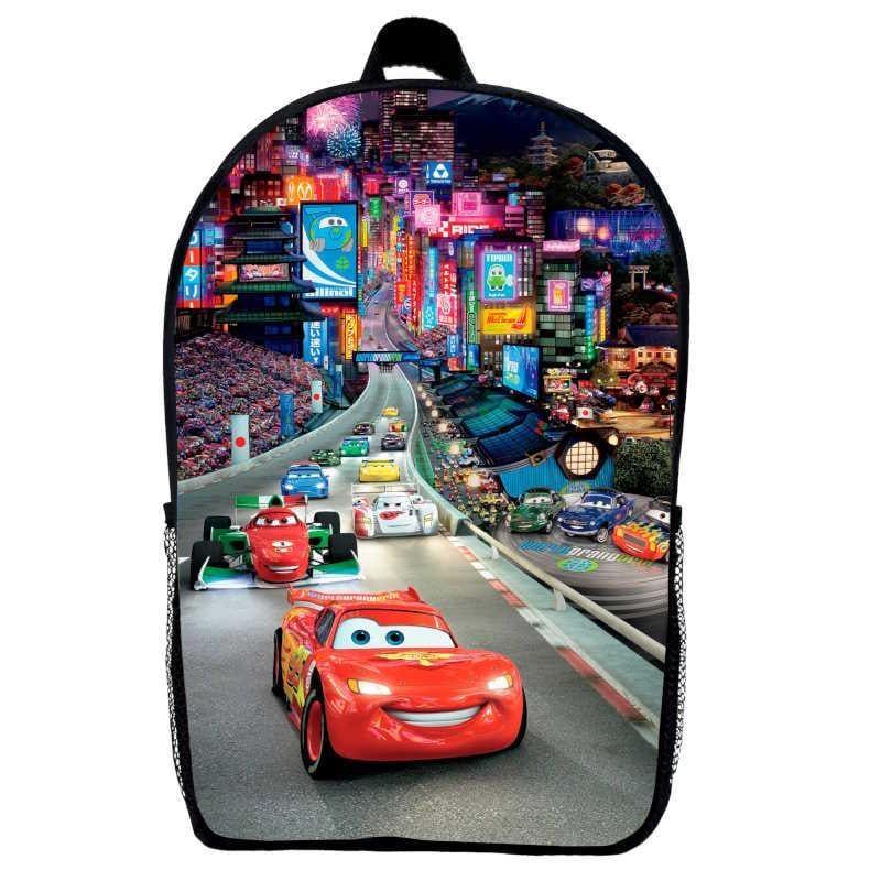 Школьный рюкзак детский Cars 08 Тачки Молния МакКвин 29х21х9 см 5 л Черный (2216186547)