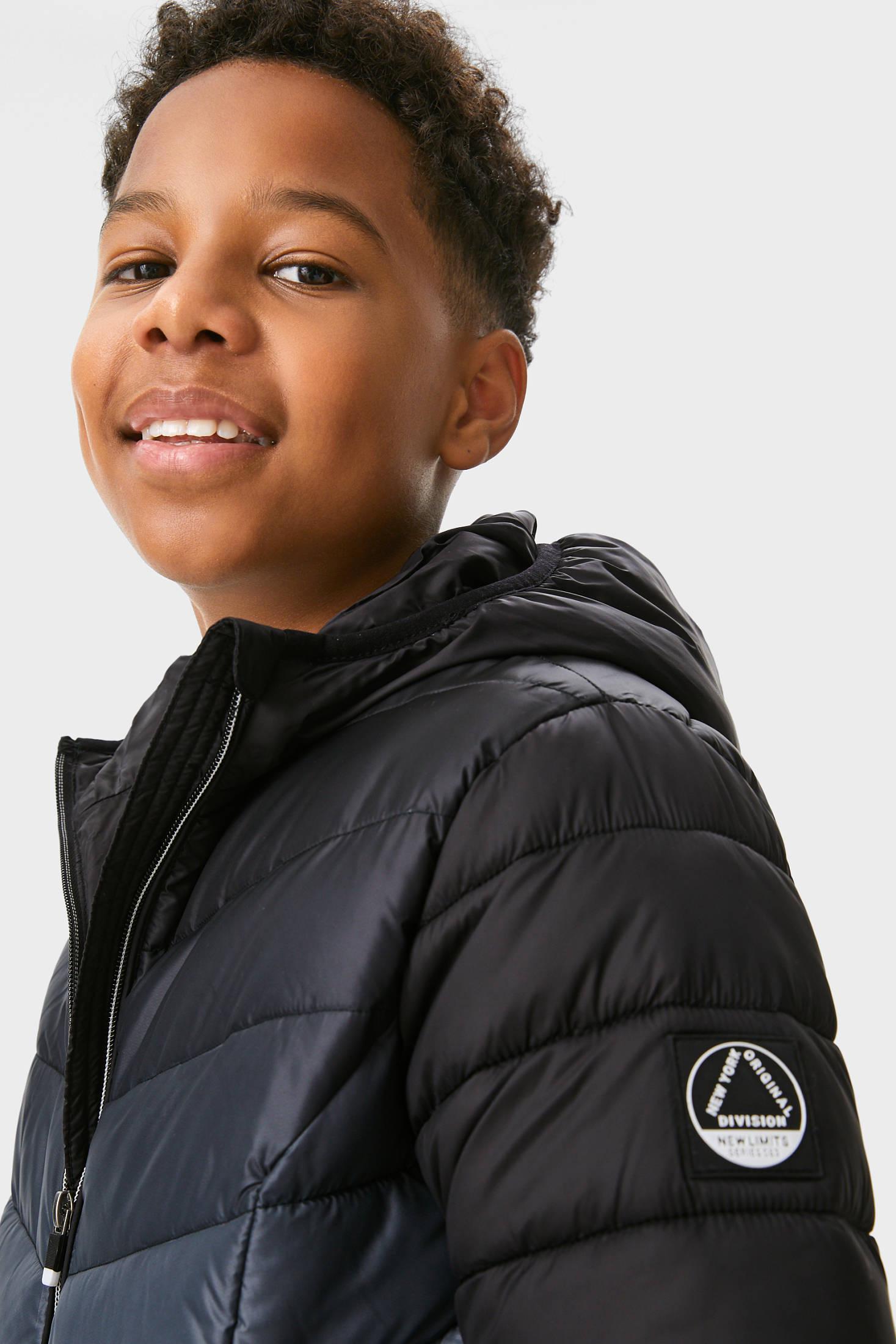 Куртка для хлопчика C&A демісезонна розмір 140 см Сірий/Чорний (2137750) - фото 4 Куртка для хлопчика C&A демісезонна розмір 140 см Сірий/Чорний (2137750) - фото 4