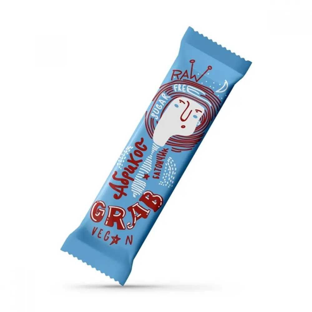 Фруктово-ореховый батончик GRAB Абрикос 40 г