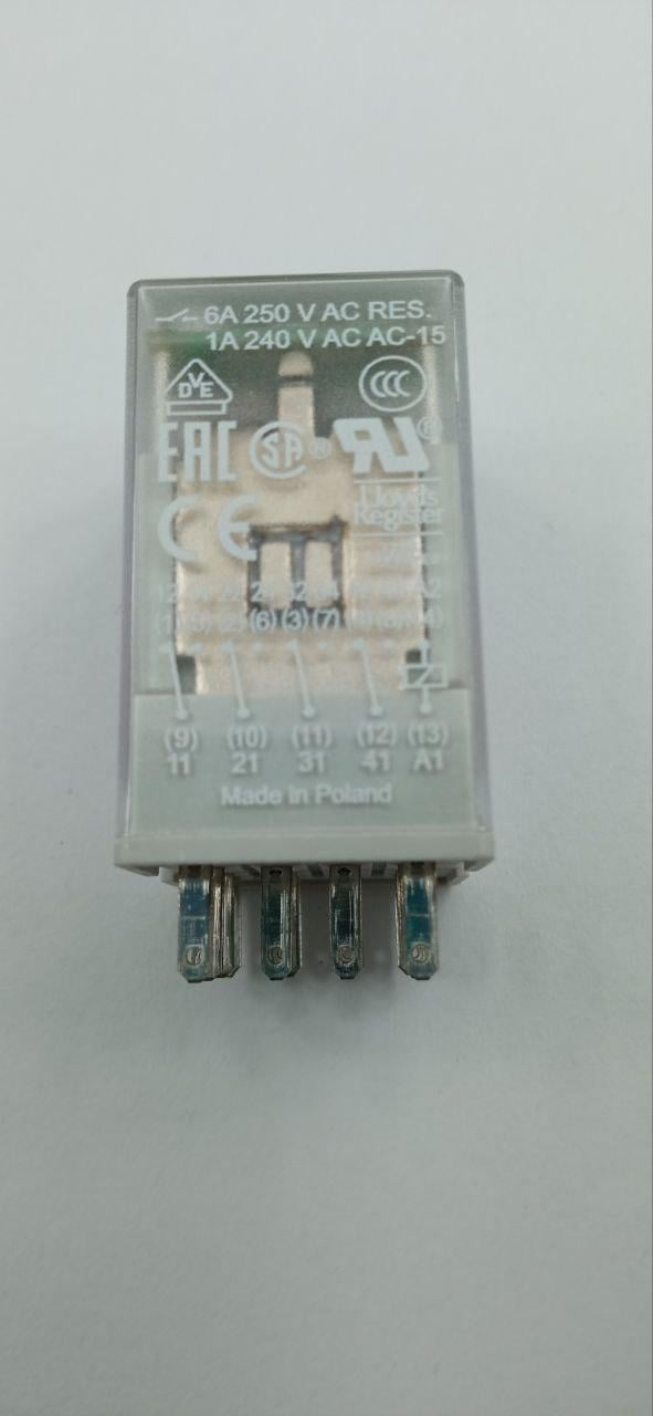 Реле ABB CR-M220DC4LG 220VDC 4C 6A 250VAC (25516)