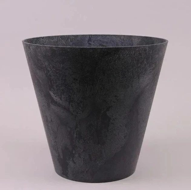 Горшок пластиковый Tubus Beton Effect Flora 25 см Антрацитовый (90917) Горшок пластиковый Tubus Beton Effect Flora 25 см Антрацитовый (90917)