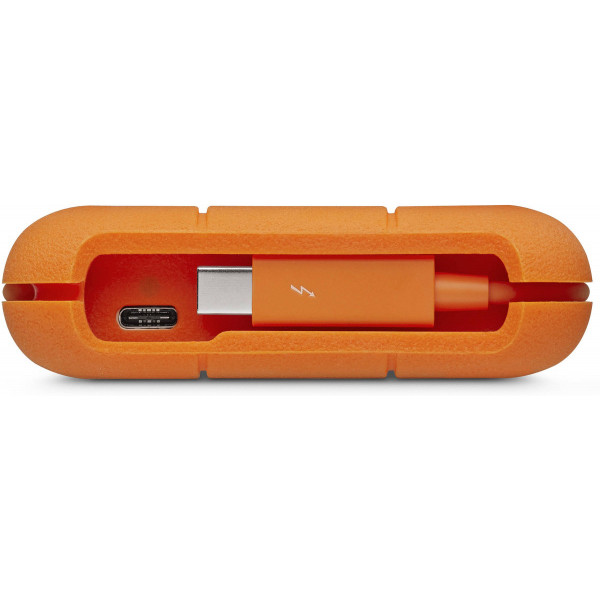 Жесткий диск LaCie Thunderbolt/USB-C 4TB Rugged Orange (STFS4000800) - фото 5