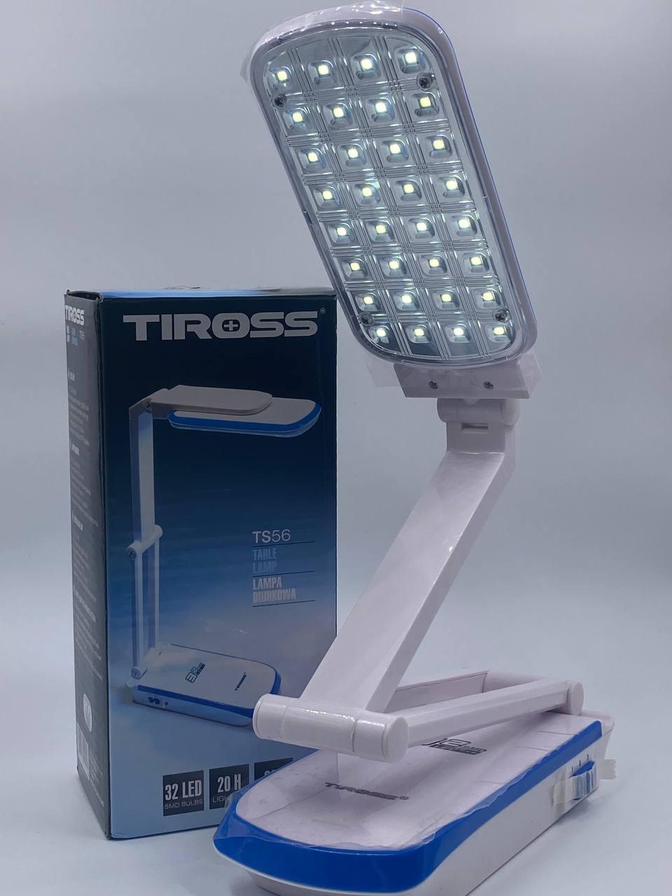 Настільна лампа акумуляторна Tiross TS-56 Blue (2349169560) - фото 4