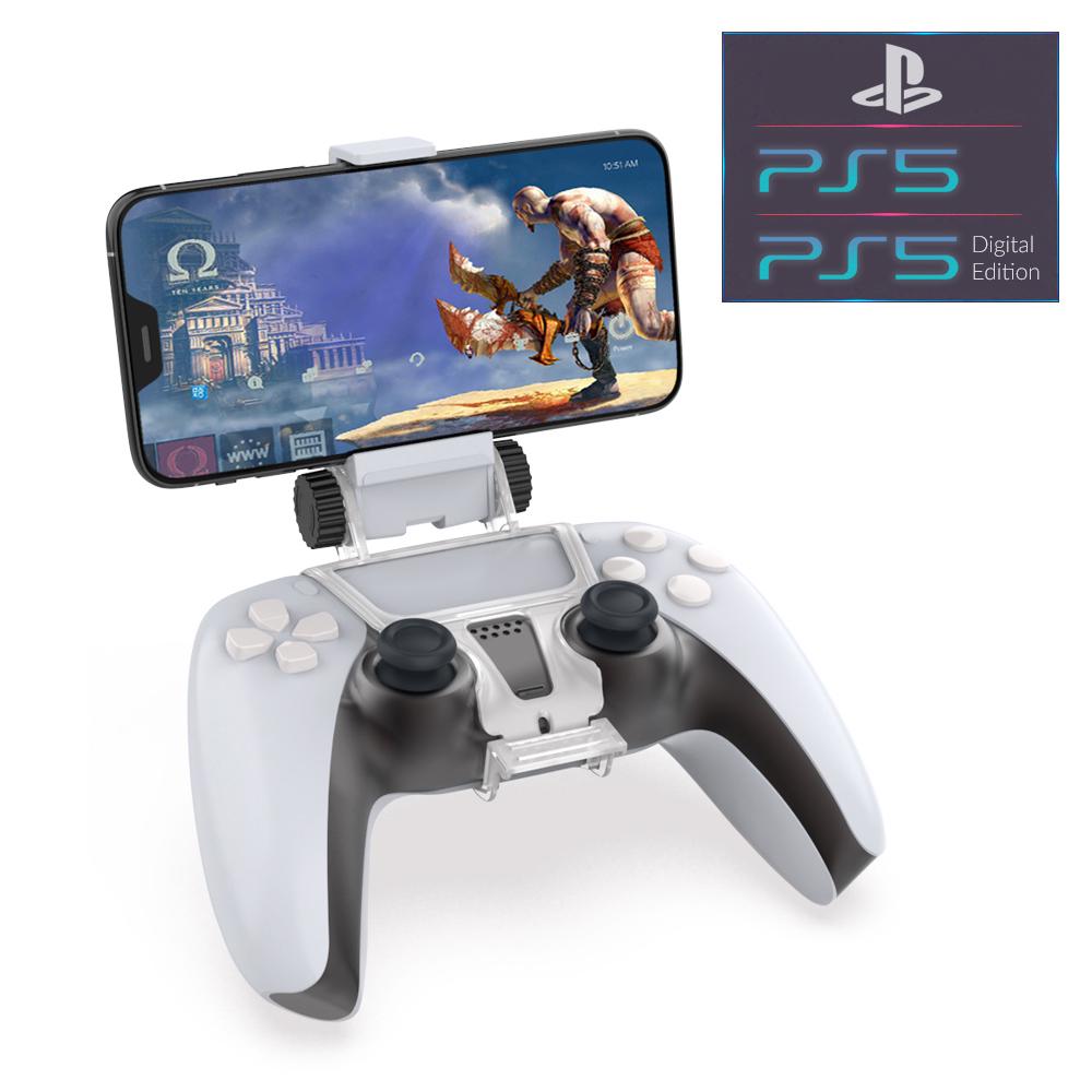 Держатель мобильного телефона Dobe для геймпада DualSense консоли Sony PS5/PS5 Digital Edition (9439887) - фото 2