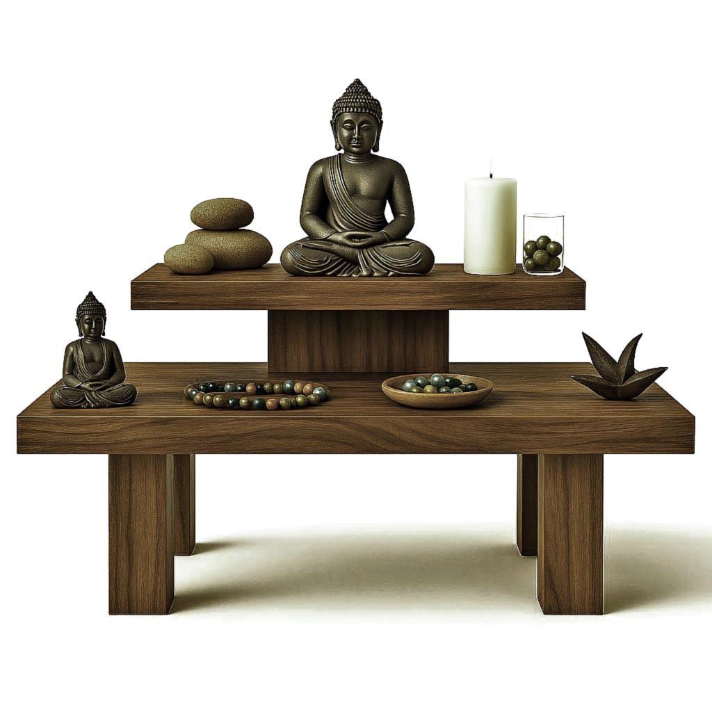Вівтар для медитації з дерева Джидалай Мускат (ЛАТ-001307)