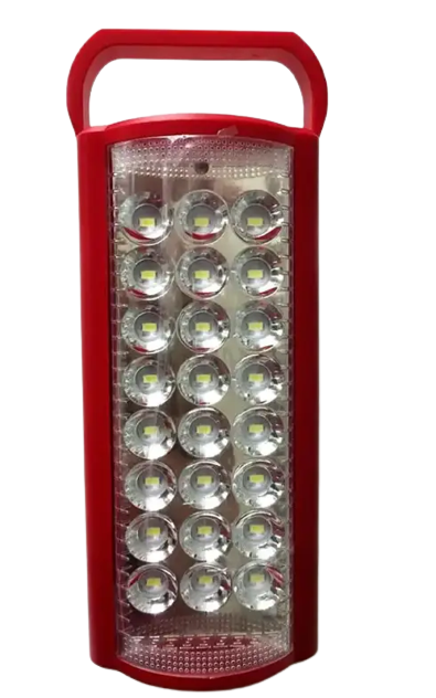 Фонарь переносной Almana KP-6324 с USB 24 LED с повербанком Красный (547569670) - фото 11