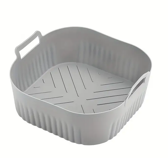 Форма силіконова квадратна для аерогрилю мультипечі та фритюрниці 17,5 см Сірий (UK-4479SI) Форма силіконова квадратна для аерогрилю мультипечі та фритюрниці 17,5 см Сірий (UK-4479SI)